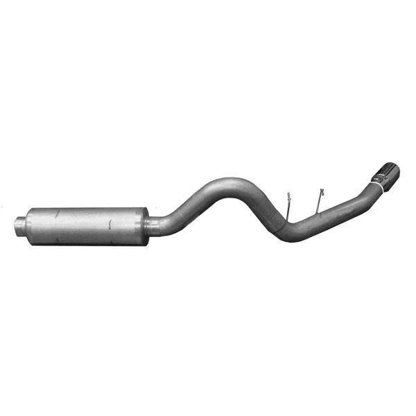 Cat-Back Single Exhaust System; Aluminized