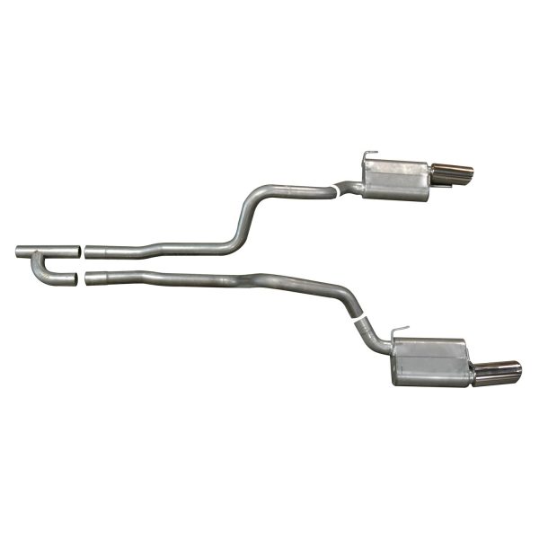 Cat-Back Dual Exhaust System; Aluminized