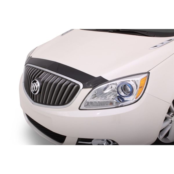 Auto Ventshade 322061 Aeroskin Flush Mount Dark Smoke Hood Protector for 2012-2017 Buick Verano