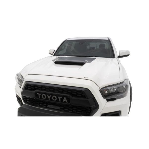 Auto Ventshade 322079-40 Color Match Aeroskin Flush Mount Hood Protector for 2016-2022 Toyota Tacoma, Super White