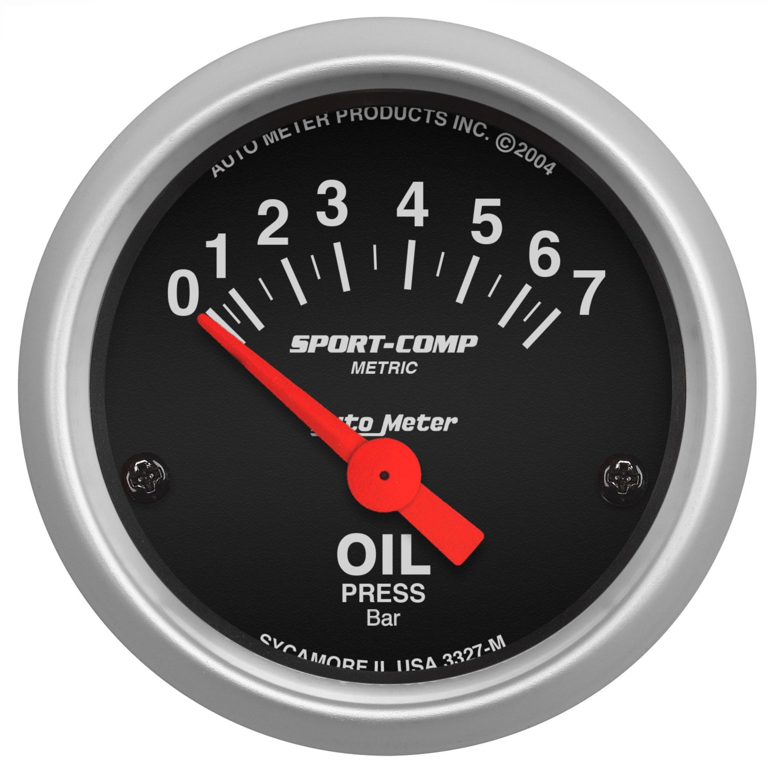 2-1/16 in. OIL PRESSURE, 0-7 BAR, SPORT-COMP