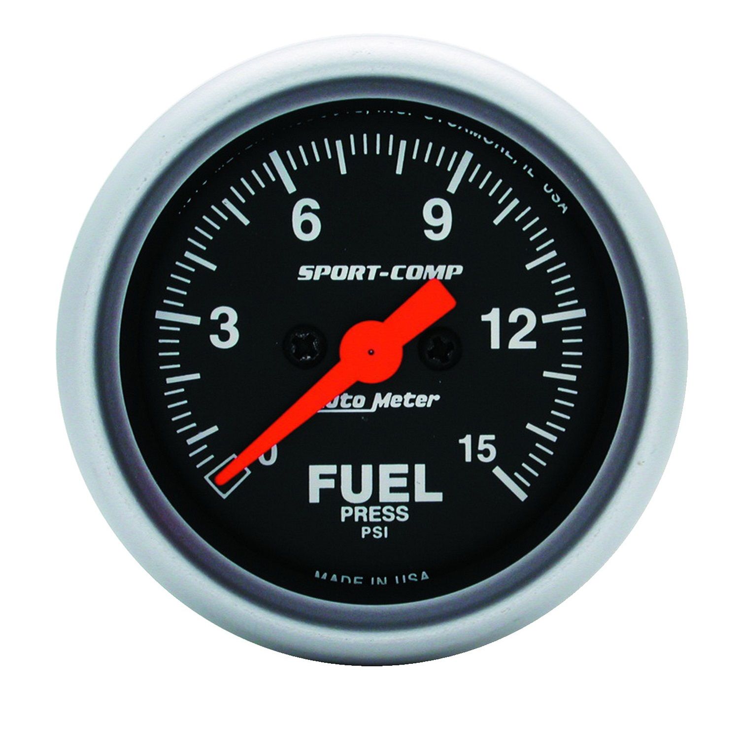 2-1/16 in. FUEL PRESSURE, 0-15 PSI, SPORT-COMP