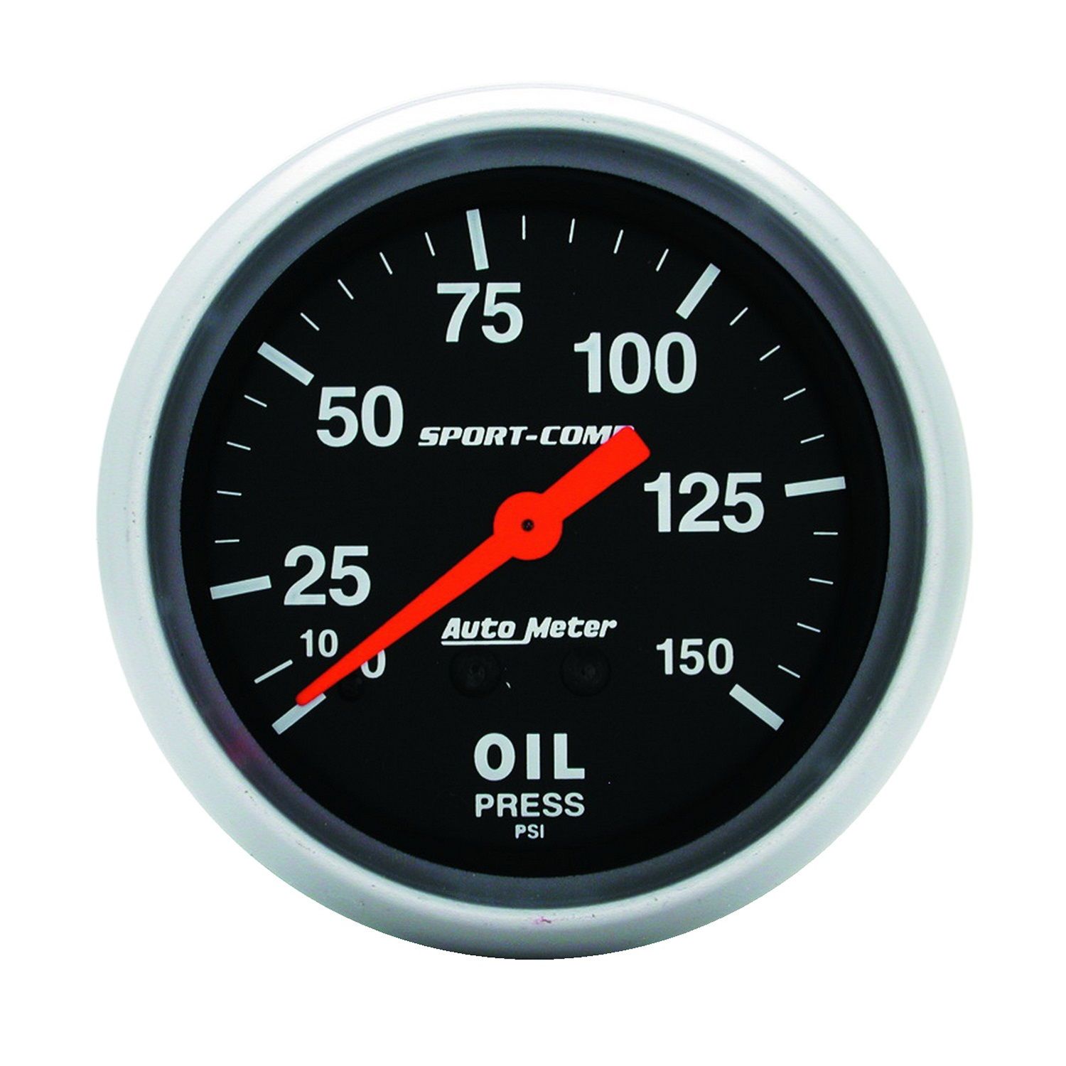 2-5/8 in. OIL PRESSURE, 0-150 PSI, SPORT-COMP