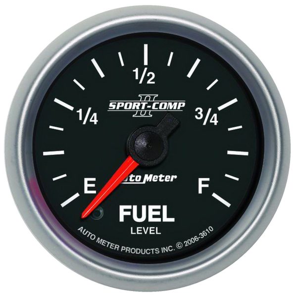 2-1/16 in. FUEL LEVEL, PROGRAMMABLE 0-280 O, SC II