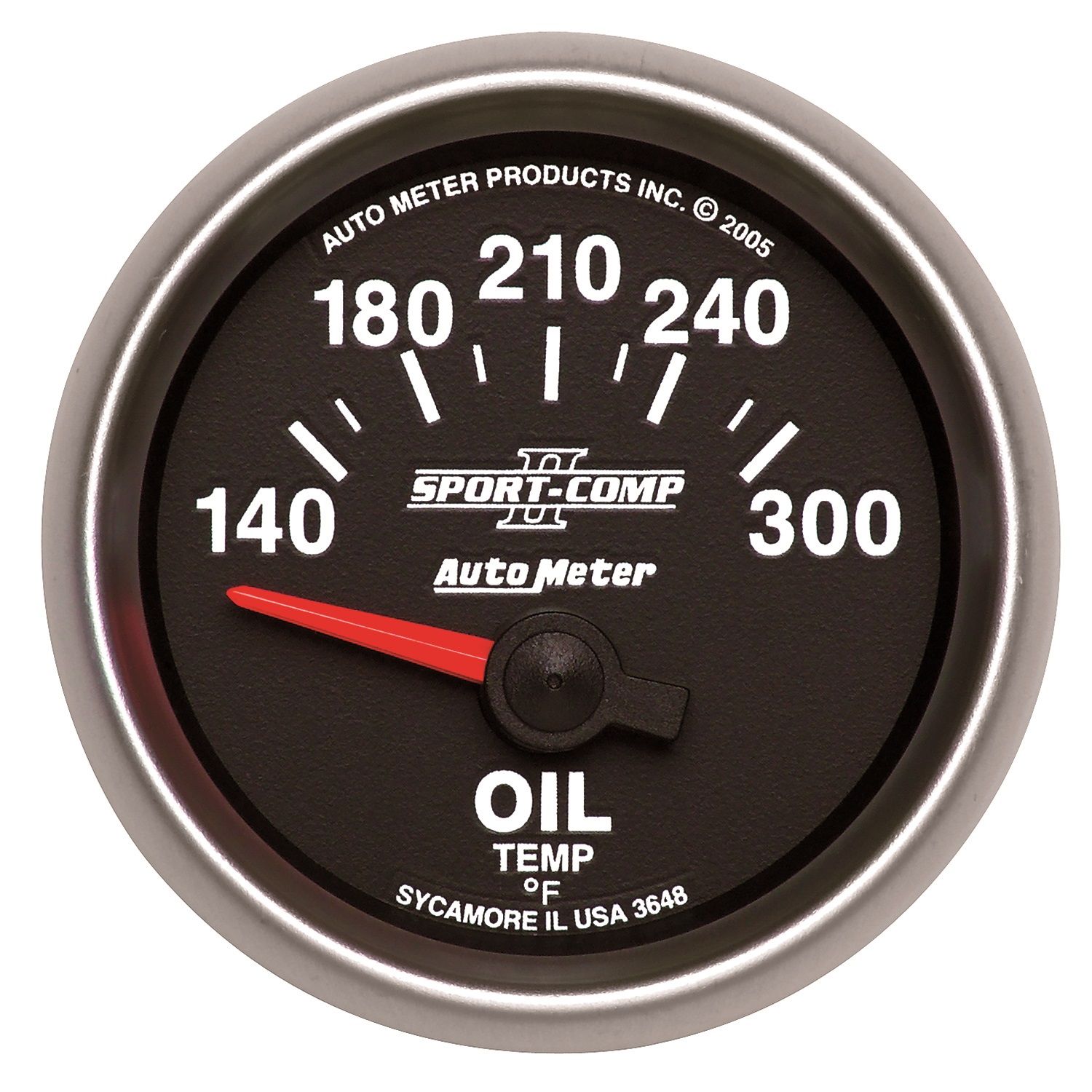 2-1/16 in. OIL TEMPERATURE, 140-300 Fahrenheit, SPORT-COMP II