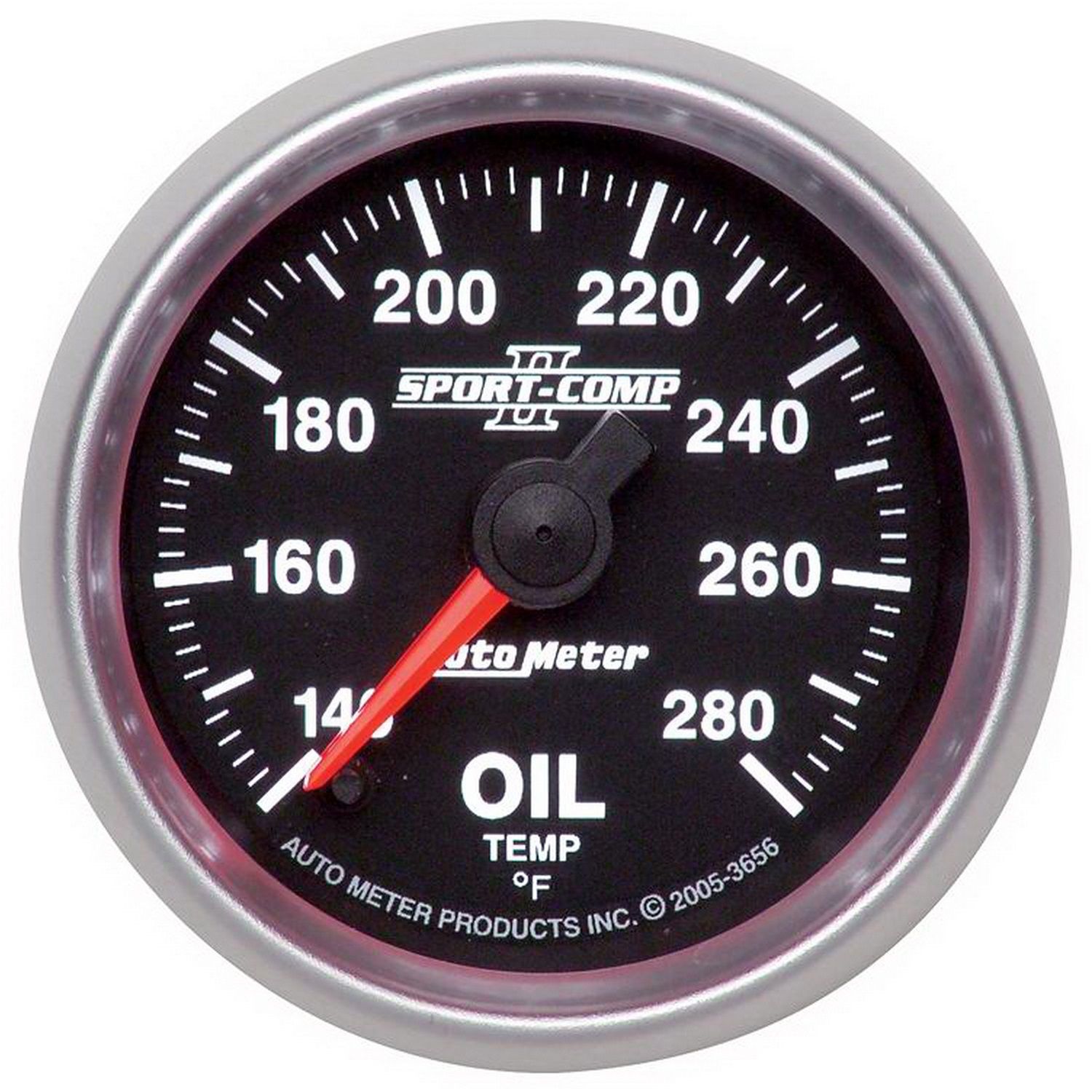 2-1/16in OIL TEMPERATURE, 140-280 deg F, SPORT-COMP II