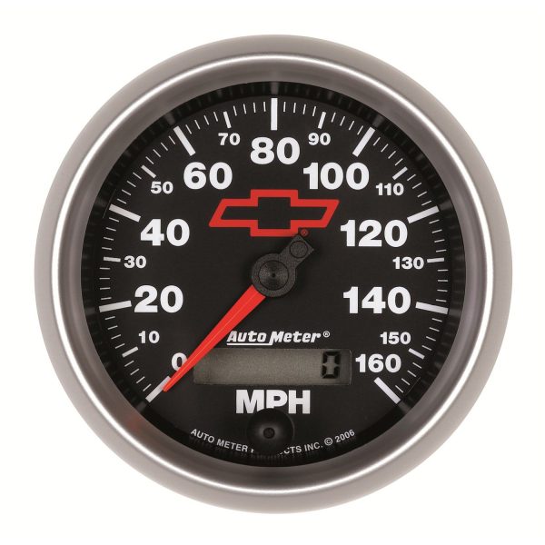 3-3/8 in. SPEEDOMETER, 0-160 MPH, GM BLACK