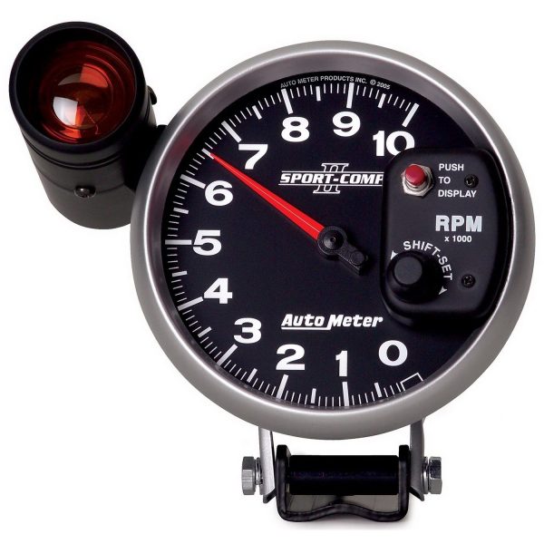 5 in. PEDESTAL TACHOMETER, 0-10,000 RPM, SPORT-COMP II