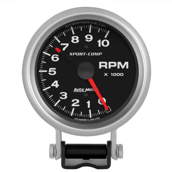 3-3/4 in. PEDESTAL TACHOMETER, 0-10,000 RPM, SPORT-COMP