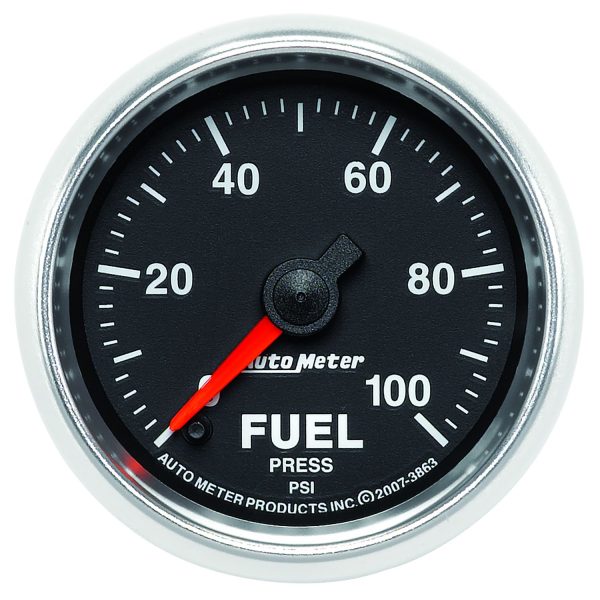 2-1/16 in. FUEL PRESSURE, 0-100 PSI, GS