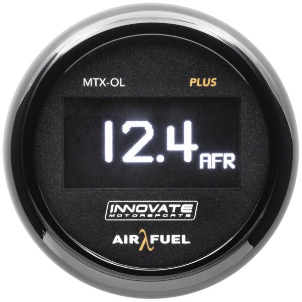 MTXO-L PLUS: Digital Wideband Air/Fuel Ratio OLED Gauge Kit (3 Ft.)