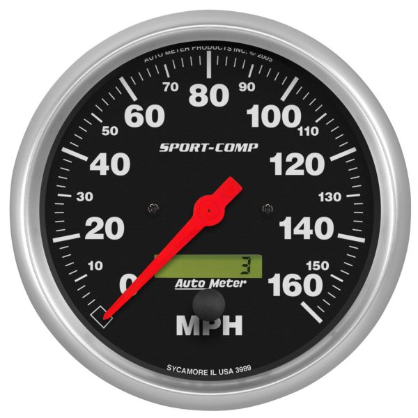 5 in. SPEEDOMETER, 0-160 MPH, SPORT-COMP