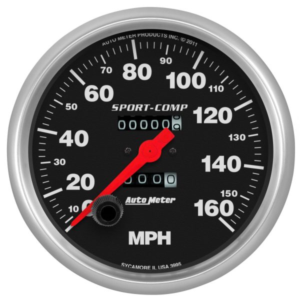 5 in. SPEEDOMETER, 0-160 MPH, SPORT-COMP