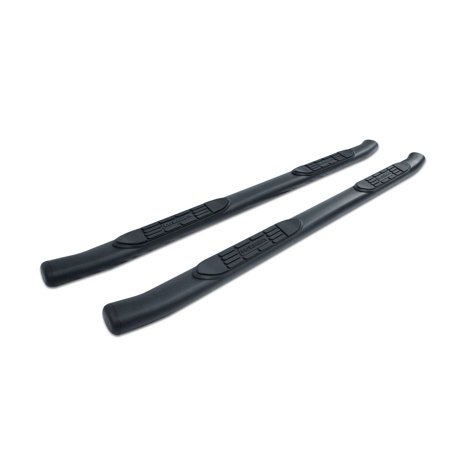 Go Rhino - 67047T - 415 Series SideSteps (Cab Length) - Textured black with Plastic End Caps