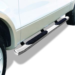 Go Rhino - 67150PS - 415 Series SideSteps (Cab-Length) with Welded End Caps