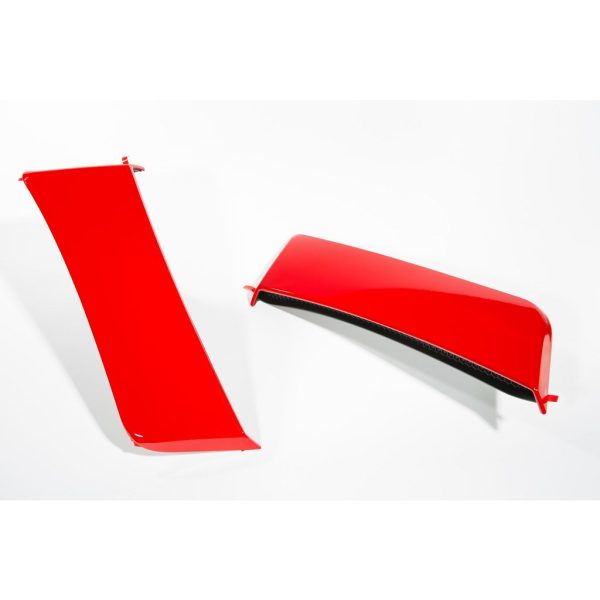 ROUSH 2015-2021 Mustang Quarter Panel Side Scoops - Race Red (PQ)