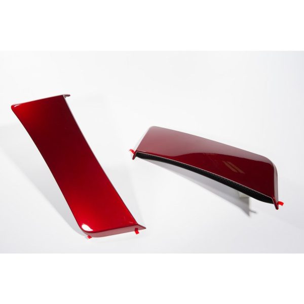 ROUSH 2015-2019 Mustang Quarter Panel Side Scoops - Ruby Red (RR)