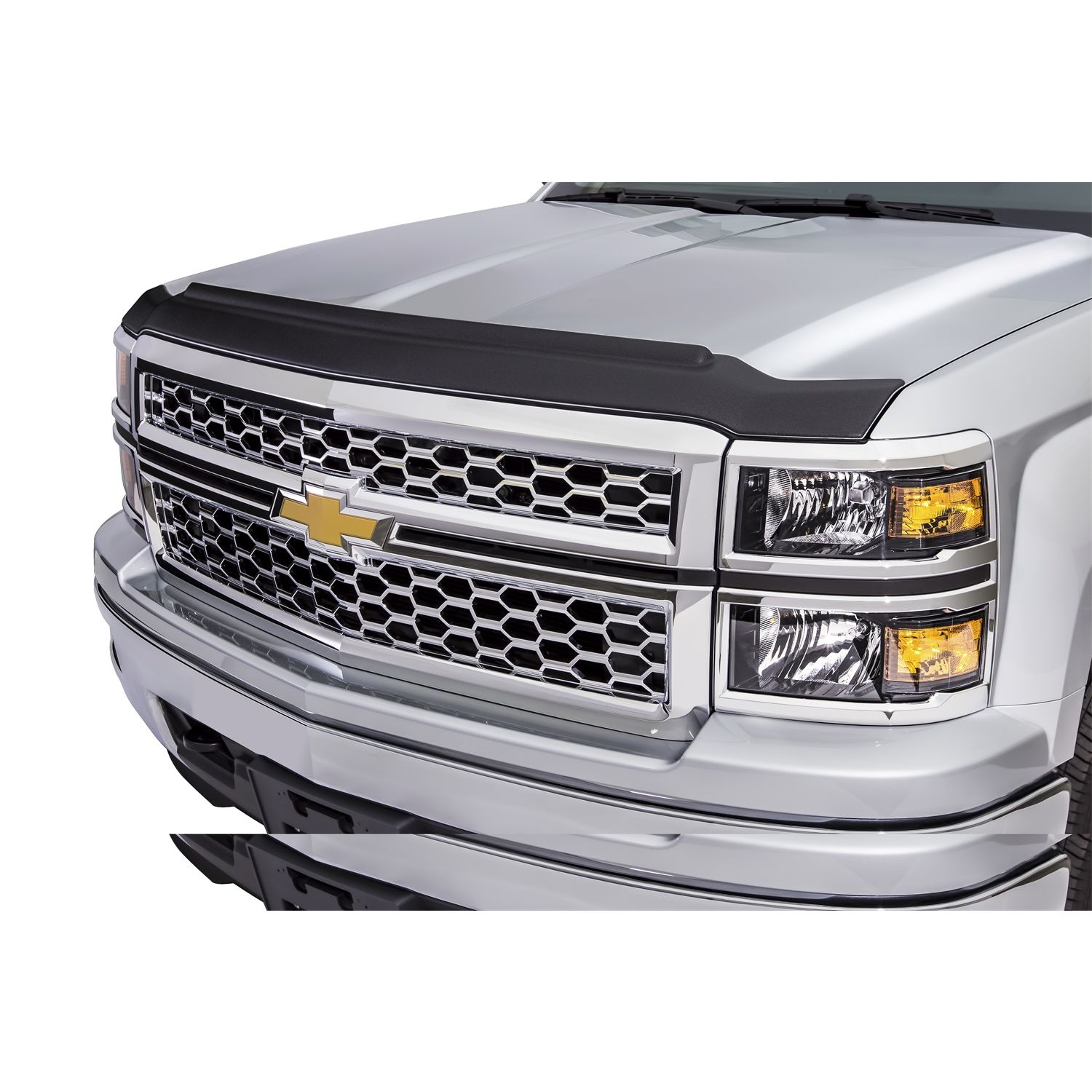 Auto Ventshade 436029 Aeroskin II Textured Black Flush Mount Hood Protector for 2011-2014 GMC Sierra 2500HD, 3500HD