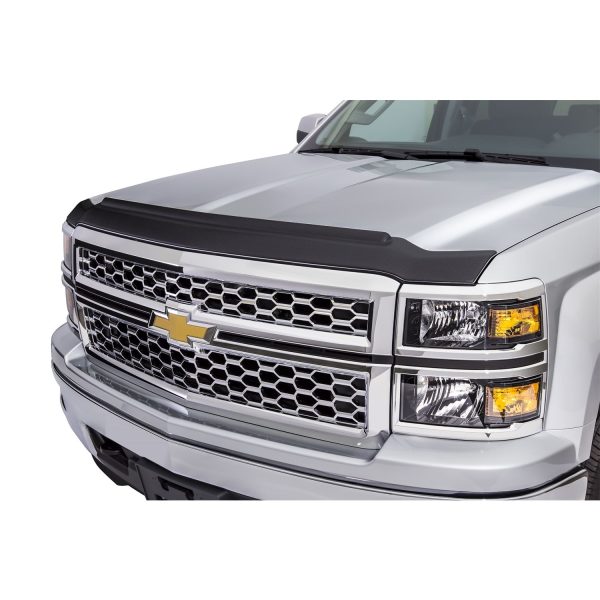 Auto Ventshade 436123 Aeroskin II Textured Black Flush Mount Hood Protector for 2016-2018 Chevrolet Silverado 1500, 2019 Chevrolet Silverado 1500 LD