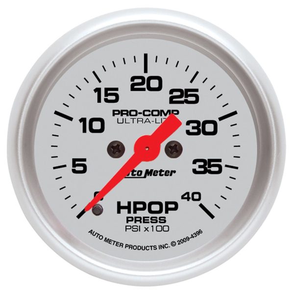 2-1/16 in. HPOP PRESSURE, 0-4K PSI, ULTRA-LITE