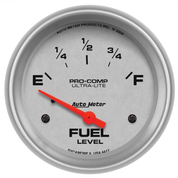 2-5/8 in. FUEL LEVEL, 0-30 O, SSE, ULTRA-LITE