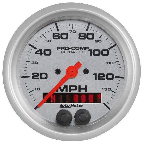 3-3/8 in. GPS SPEEDOMETER, 0-140 MPH, ULTRA-LITE