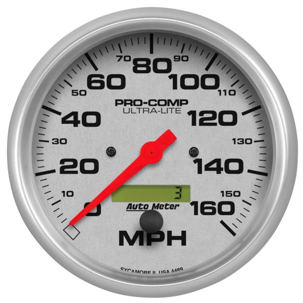 5 in. SPEEDOMETER, 0-160 MPH, ULTRA-LITE