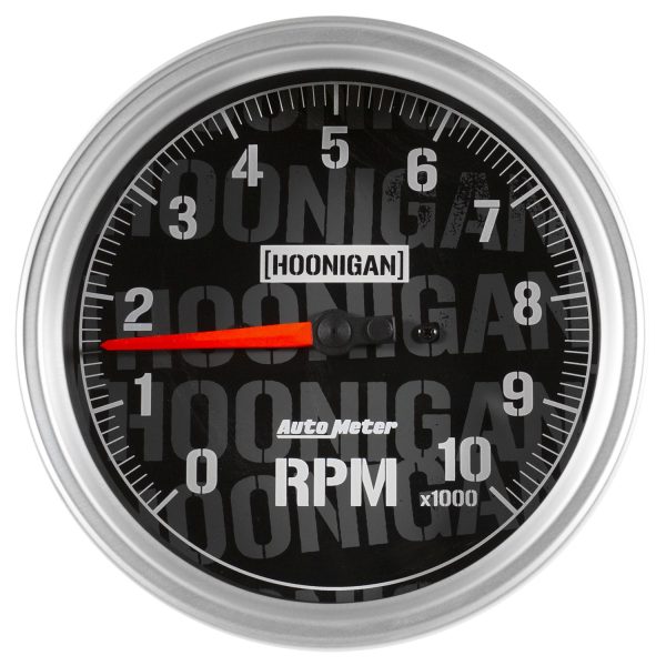 5 in. TACHOMETER, 0-10,000 RPM, IN-DASH, HOONIGAN