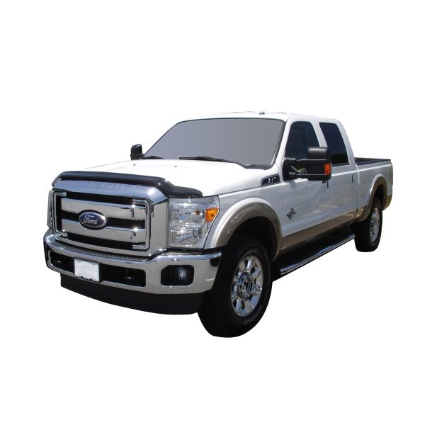 Auto Ventshade 45059 Bugflector II Dark Smoke Hood Shield for 2011-2016 Ford F-250 Super Duty, F-350, F-450, F-550