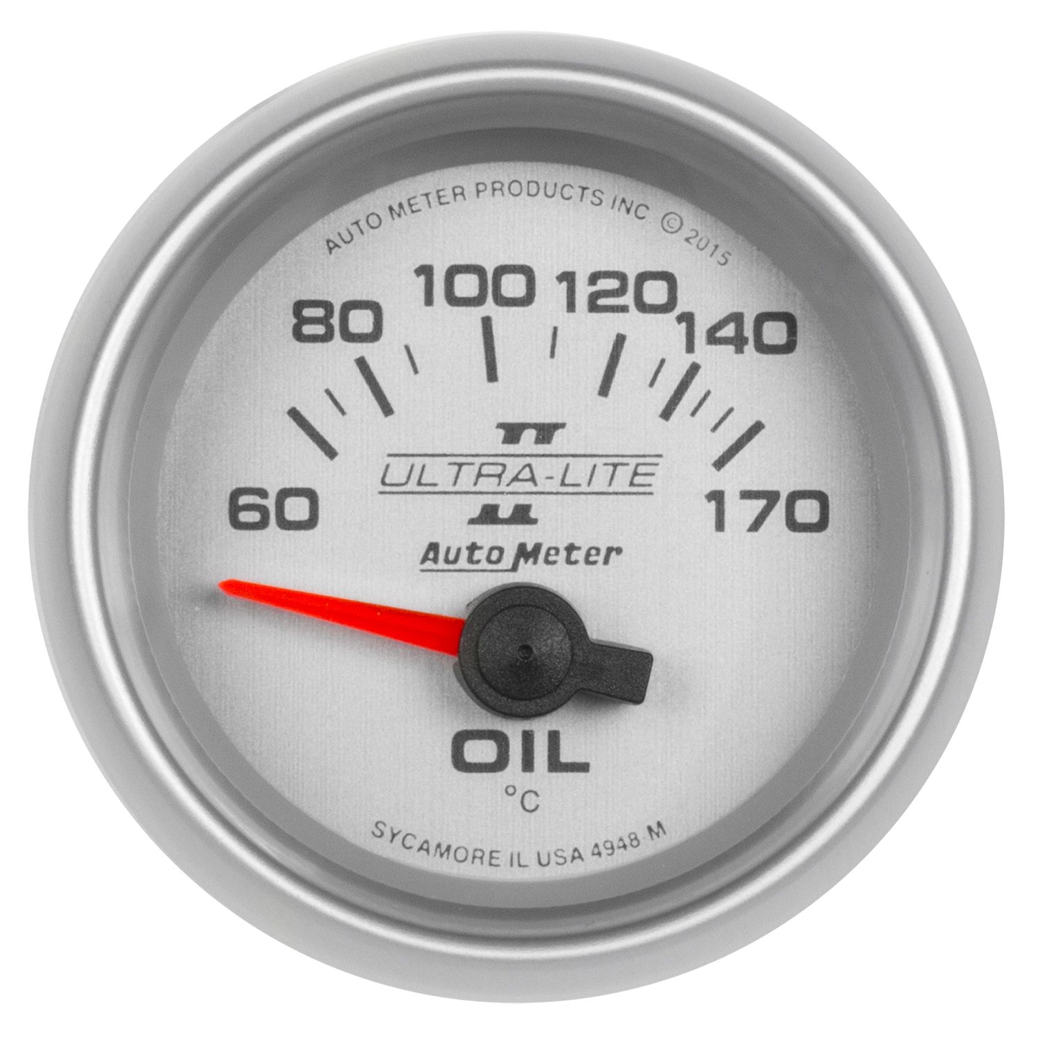 2-1/16 in. OIL TEMP, 60-170 C, ULTRA-LITE II