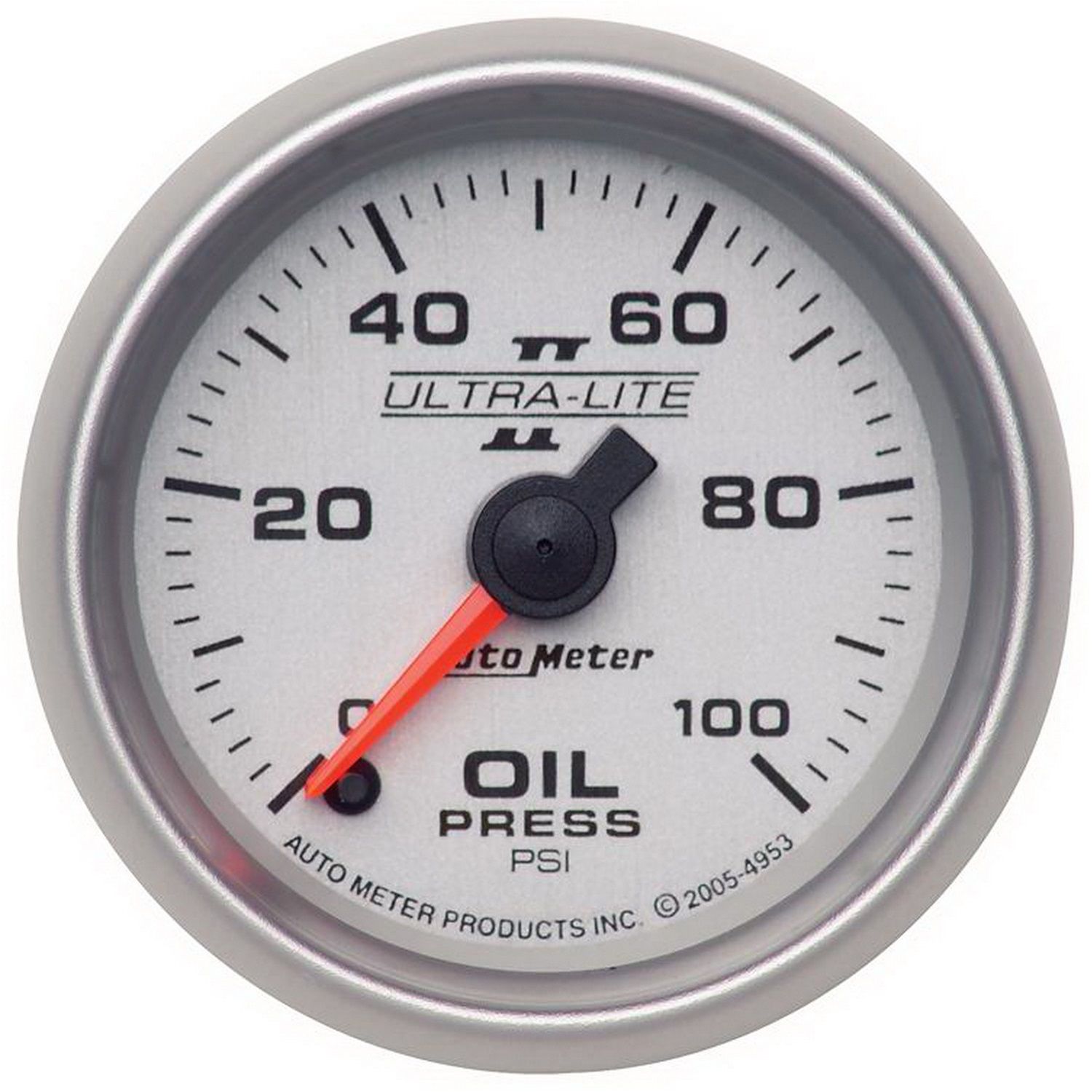 2-1/16 in. OIL PRESSURE, 0-100 PSI, ULTRA-LITE II