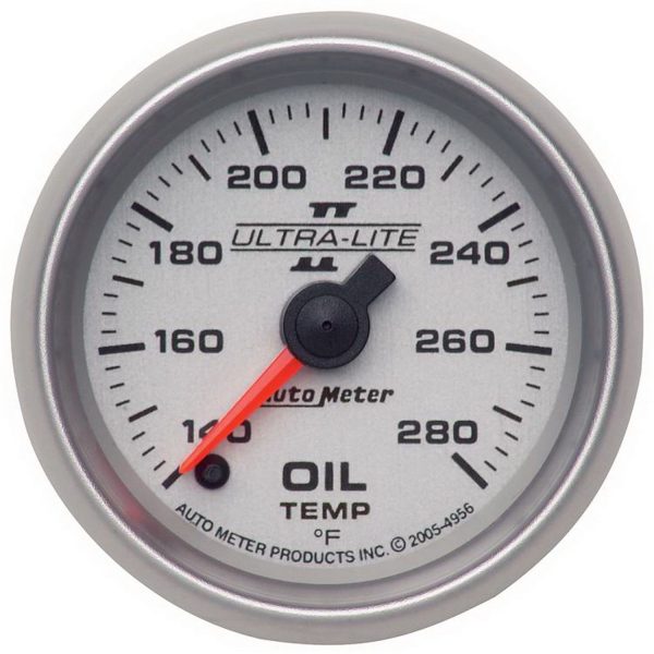 2-1/16 in. OIL TEMPERATURE, 140-280 Fahrenheit, ULTRA-LITE II