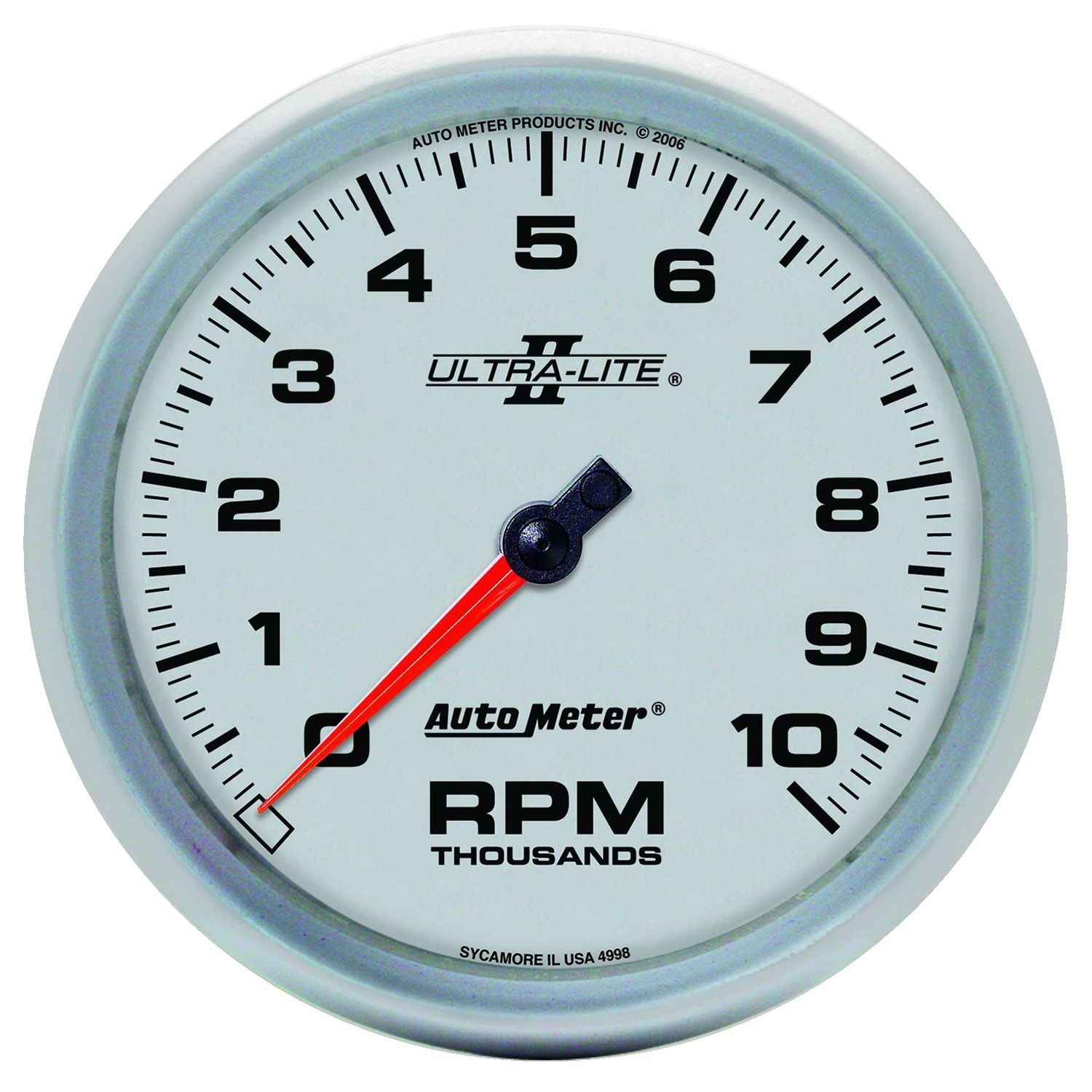 5 in. TACHOMETER, 0-10,000 RPM, ULTRA-LITE II