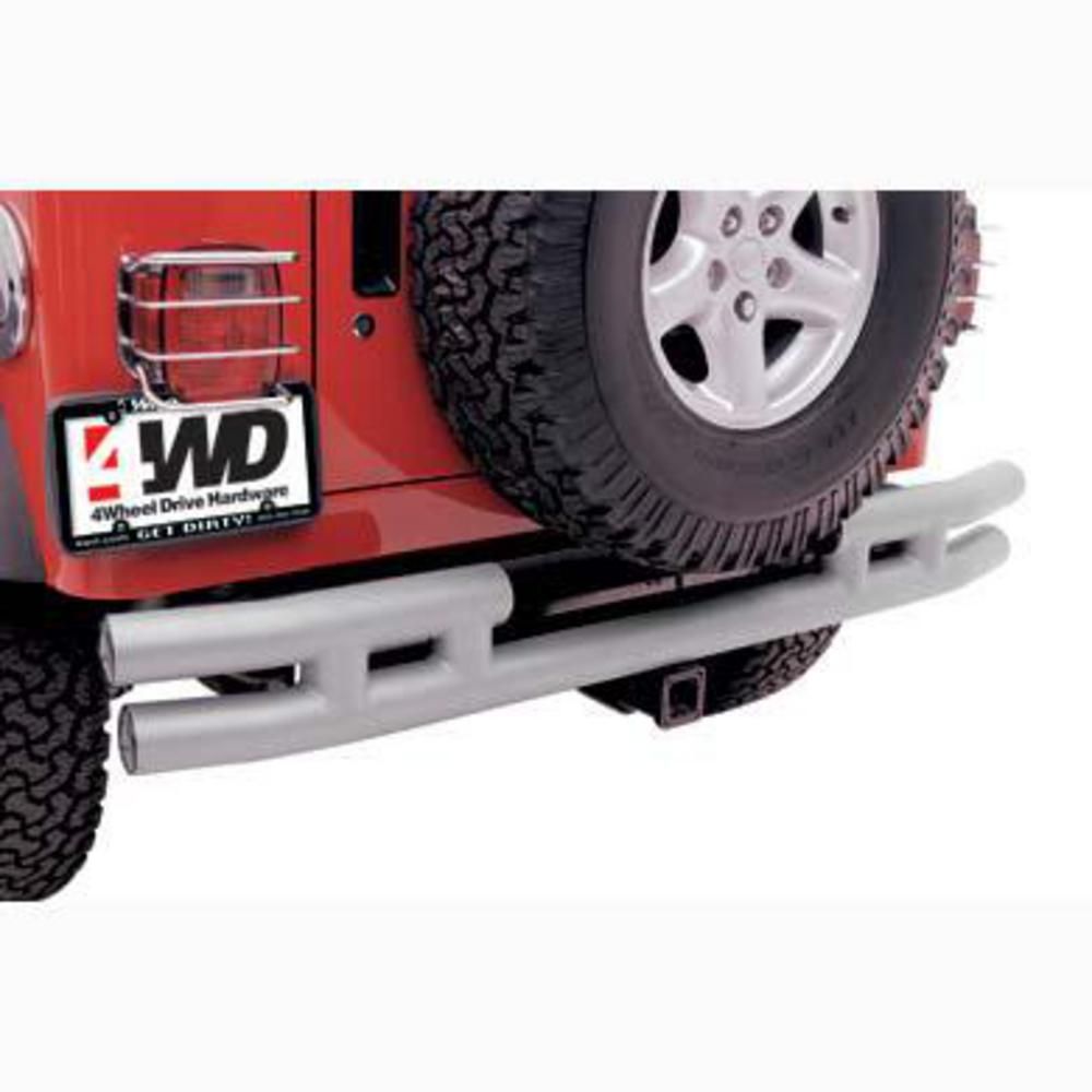 Tubular Bumper - Rear W/O Hitch - Gloss Black