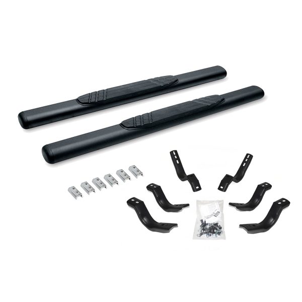 Go Rhino - 684404552T - 4in OE Xtreme SideSteps Kit - 52in Long Textured Black + Brackets