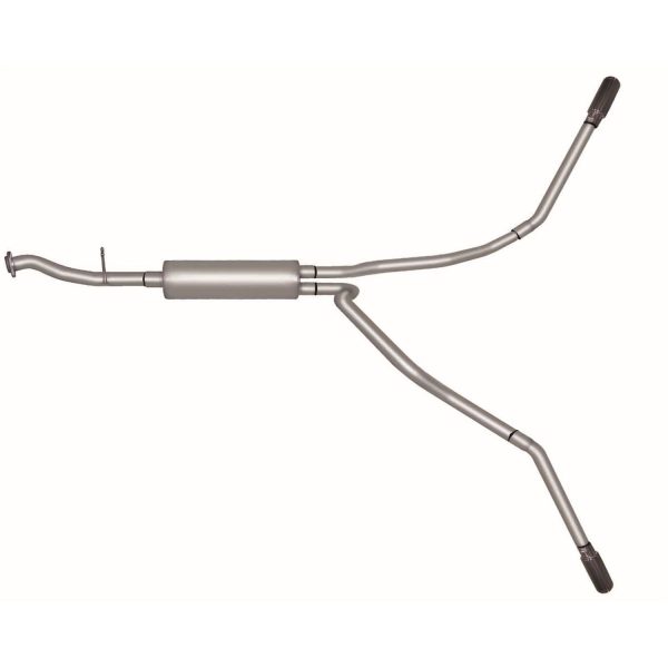 Cat-Back Dual Extreme Exhaust System; Aluminized