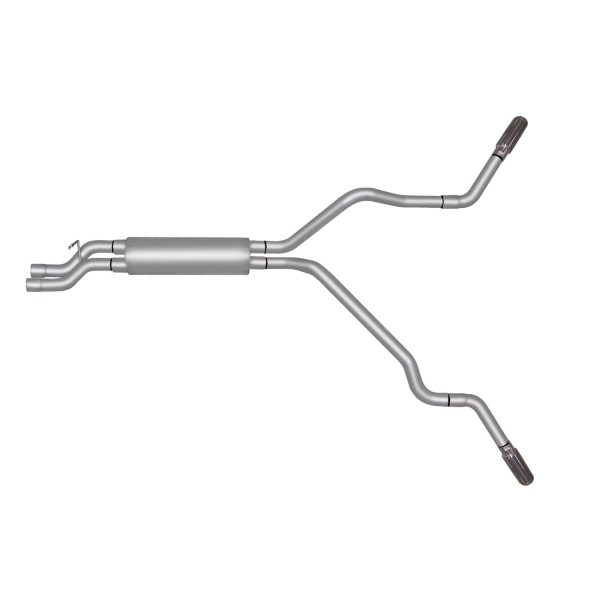 Cat-Back Dual Extreme Exhaust System; Aluminized