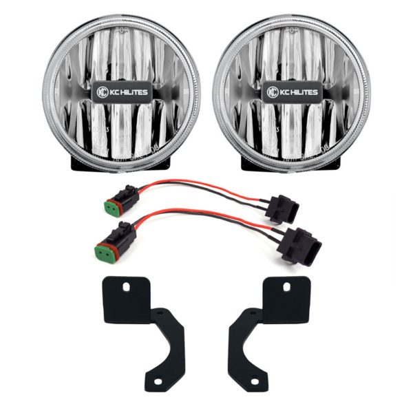 4" Gravity? LED G4 - 2-Light System - SAE/ECE - 10W Fog Beam - for 18-23 Jeep JL /  JT Steel Bumper