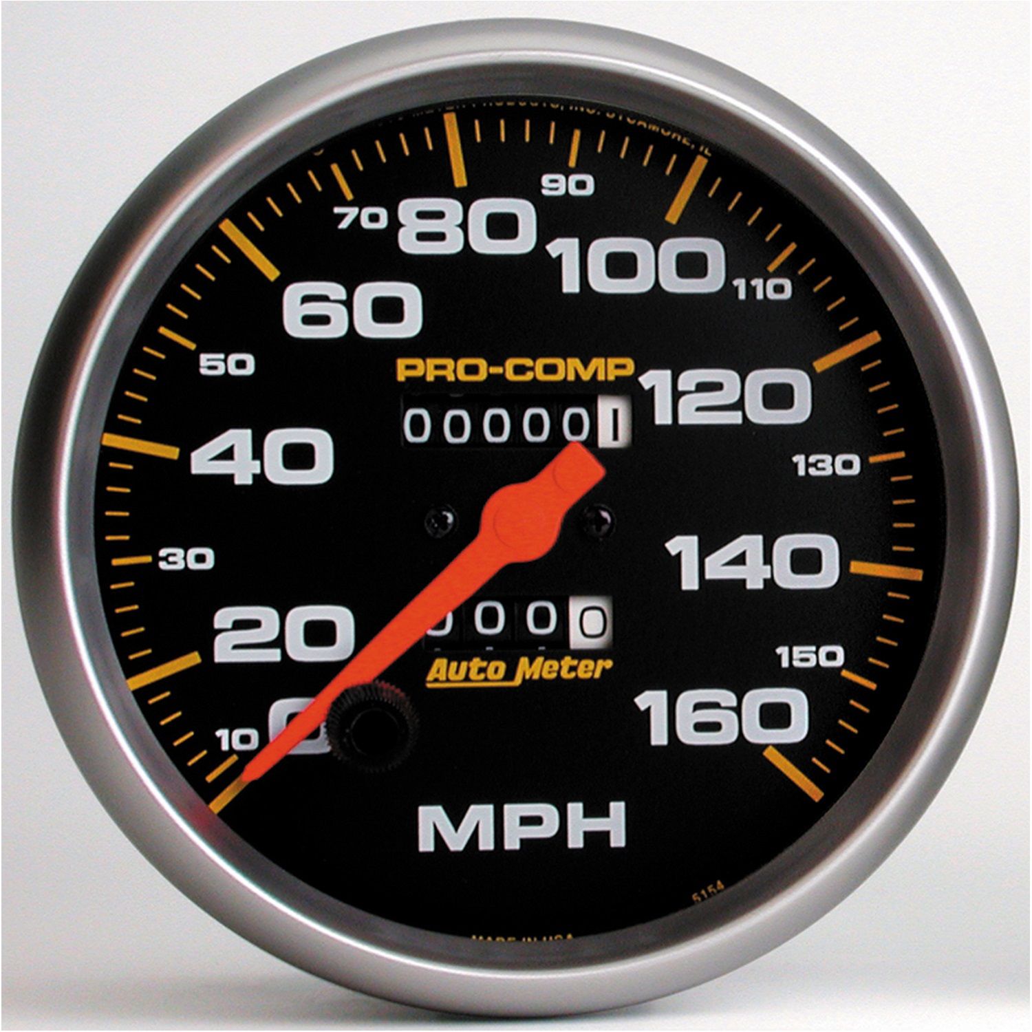 5 in. SPEEDOMETER, 0-160 MPH, PRO-COMP