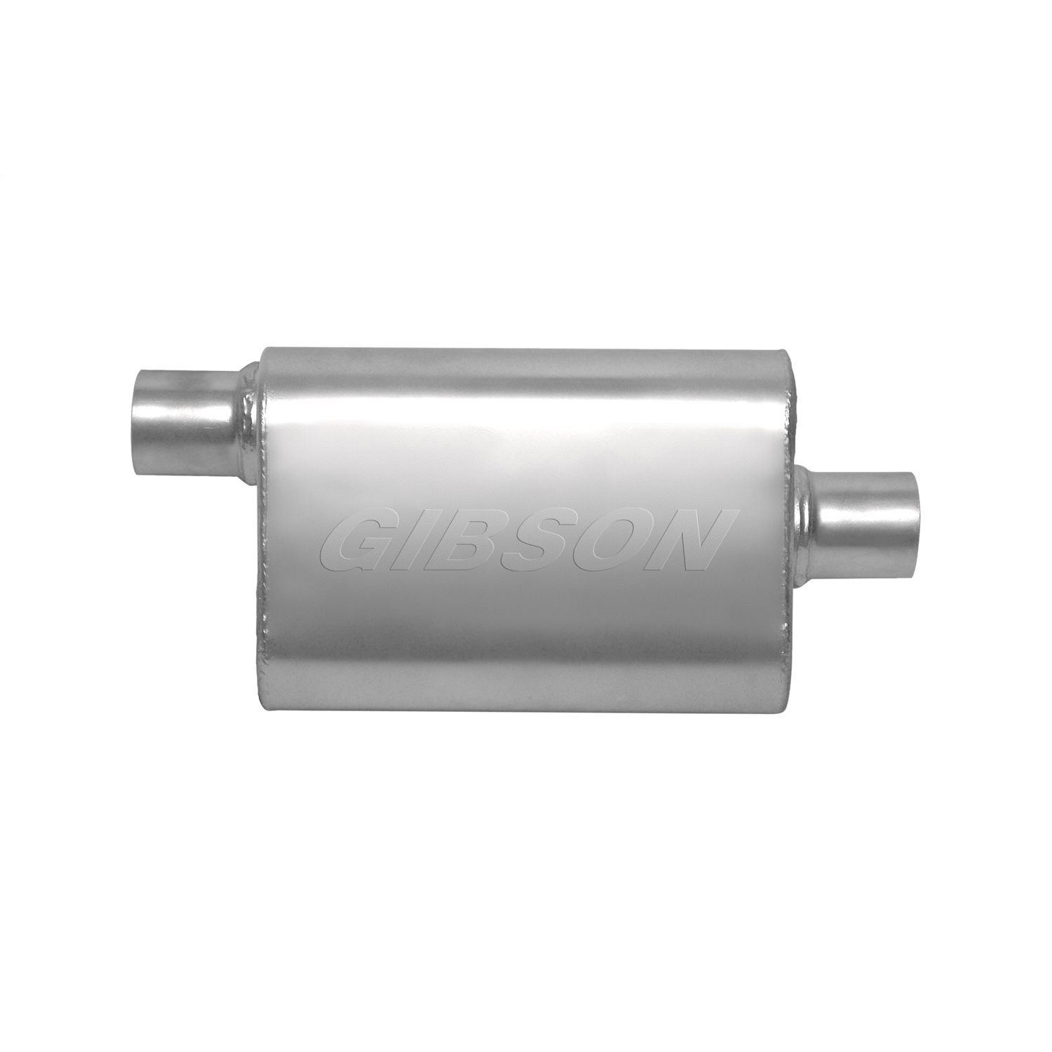 CFT Superflow Offset/Center Oval Muffler; Stainless