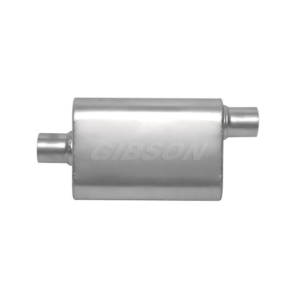 CFT Superflow Center/Offset Oval Muffler; Stainless