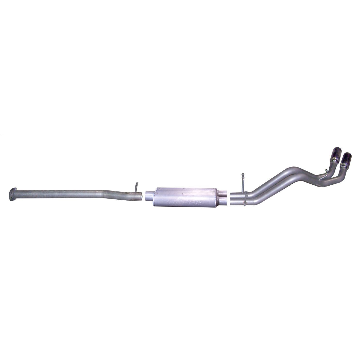 Cat-Back Dual Sport Exhaust System; Aluminized