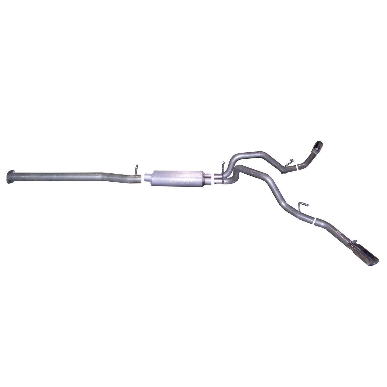 Cat-Back Dual Extreme Exhaust System; Aluminized