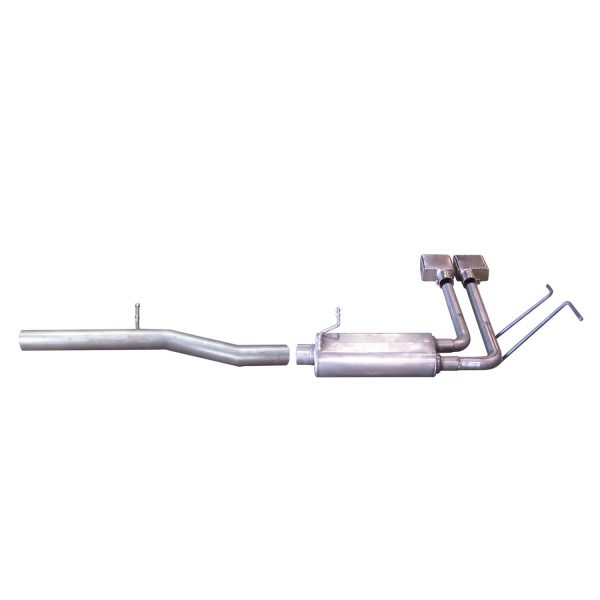 Cat-Back Super Truck Exhaust System; Aluminized