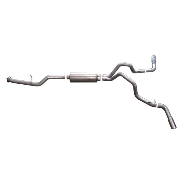 Cat-Back Dual Extreme Exhaust System; Aluminized