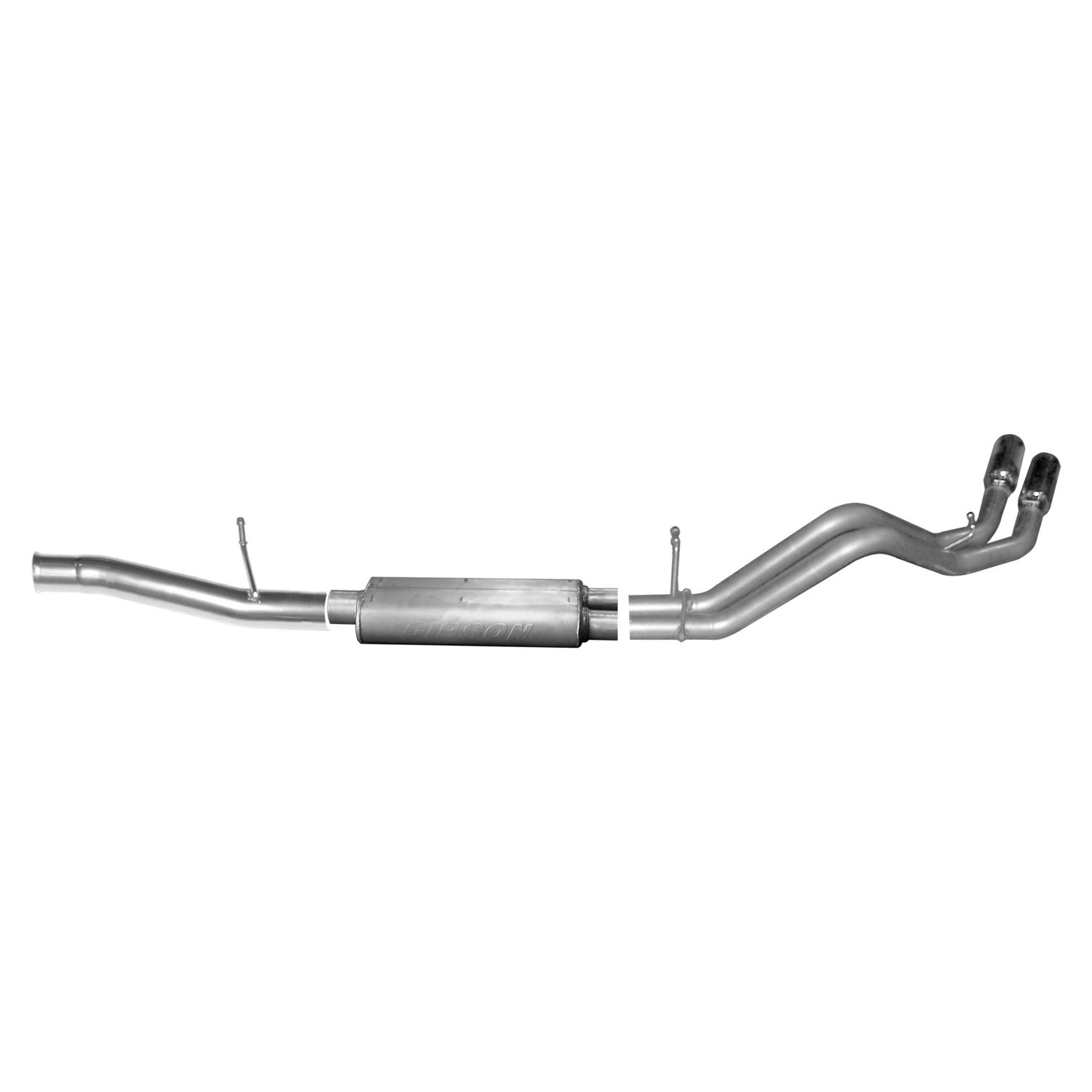 Cat-Back Dual Sport Exhaust System; Aluminized