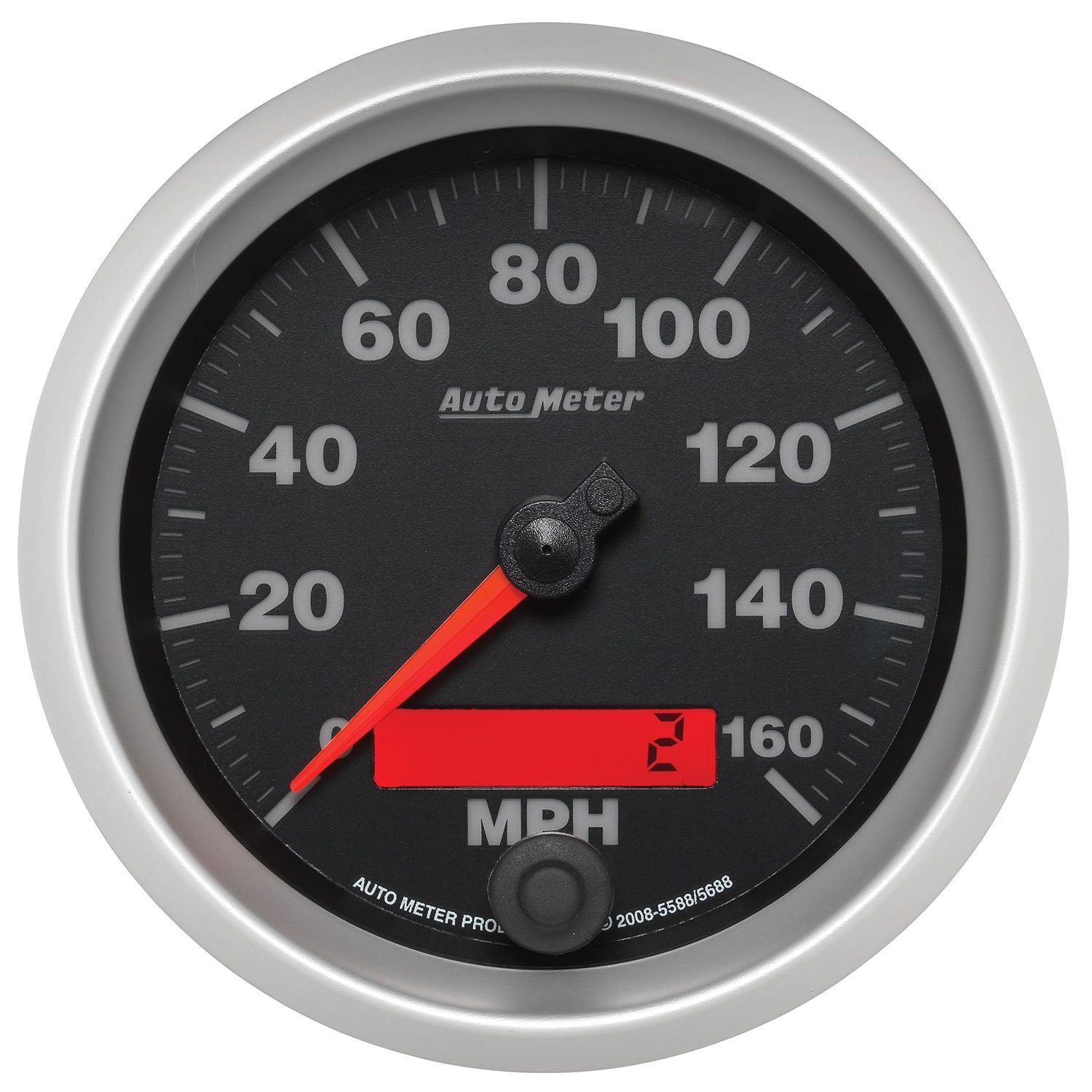 3-3/8 in. SPEEDOMETER, 0-160 MPH, ELITE