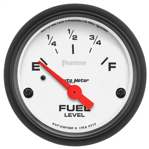 2-1/16 in. FUEL LEVEL, 0-30 O, SSE, PHANTOM