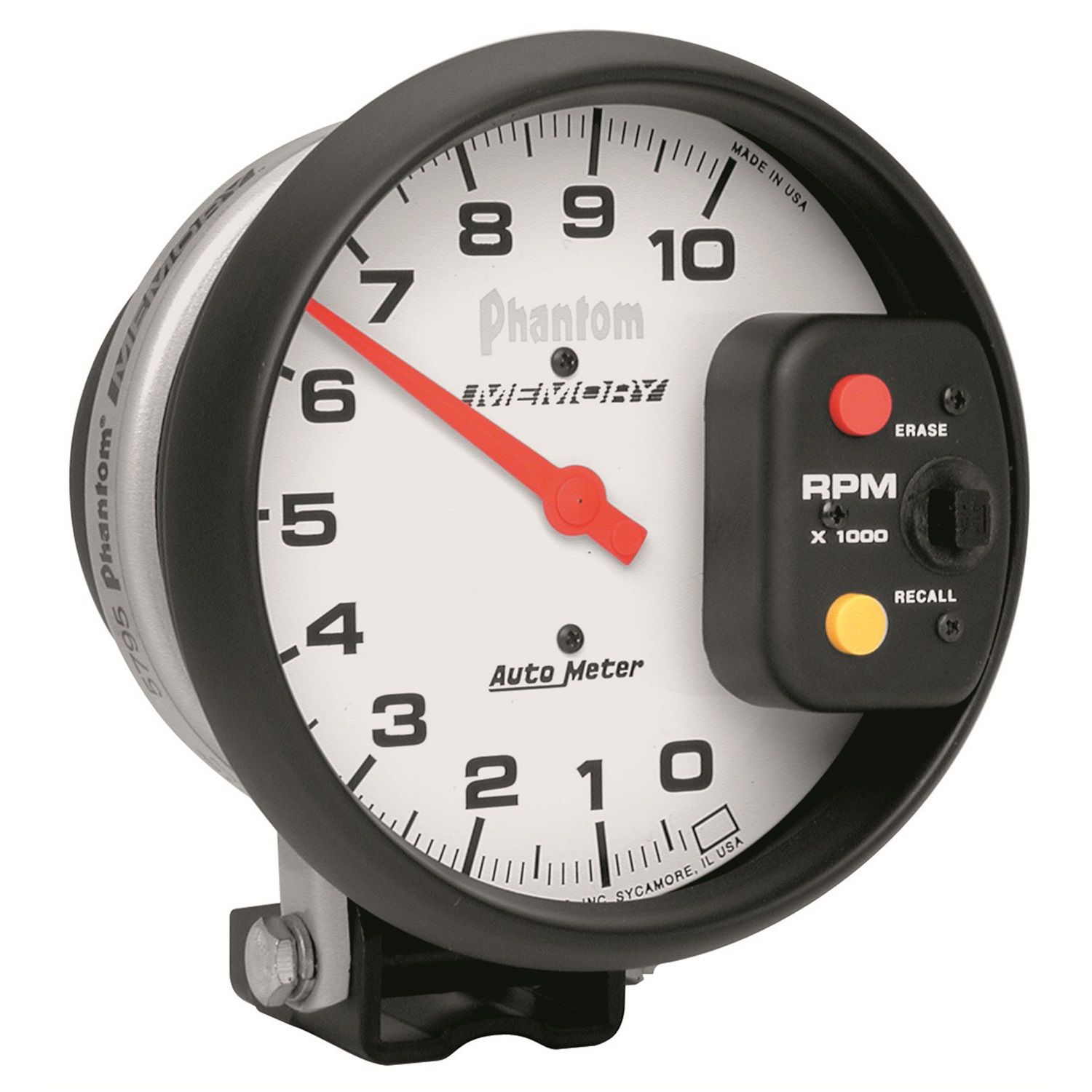 5 in. PEDESTAL TACHOMETER, 0-10,000 RPM, PHANTOM