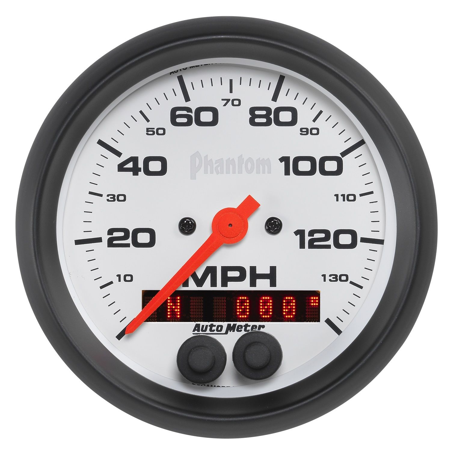 3-3/8 in. GPS SPEEDOMETER, 0-140 MPH, PHANTOM